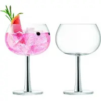 LSA International Gin-gläser Gin Platin Set 2 Lsa 420ml