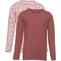 Minymo Bluse - 2er-Pack - Violett Ice - - 6 Jahre (116) - Blusen
