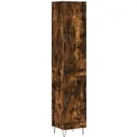 Helloshop26 Buffet Sideboard Kommode Kleiderschrank Aufbewahrungsmöbel Organizer Küche Wohnzimmer Lounge hoch 34,5 x 34 x 180 cm