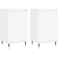 Helloshop26 - Buffet Sideboard Kommode Kleiderschrank Aufbewahrungsmöbel Organizer für Küche Wohnzimmer Lounge 2er-Set 40 x 35 x 70 02_0036664