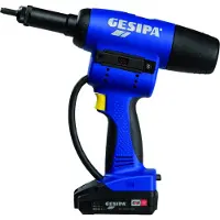 Gesipa FireBird Pro Gold Edition mit 2 Li-Ion Akkus 18V - 2,0 Ah / Ladegerät in L-Boxx - CAS