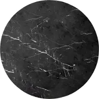 Audo Copenhagen Audo - Tischplatte für Androgyne Beistelltisch, Ø 65 cm, Marmor schwarz