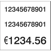 Böttcher-AG Preisetiketten weiß, 29 x 28 mm, permanent klebend, 30 Rollen à 700 Stück