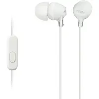 Sony MDR-EX15AP, Stereophonisch, 3,5 mm (1/8"), Omni, im Ohr, Weiß, verkabelt