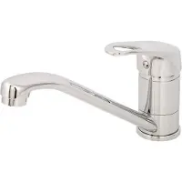Solido CA110H Küchenarmatur druckfest, schwenkbarer Spülen Wasserhahn chrom