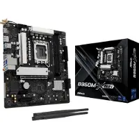 Asrock B860M-X WiFi, Intel, LGA 1851 (Socket V1), Intel Core Ultra (Series 2), DDR5-SDRAM, 128 GB, DIMM