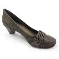Gabor Damen Pumps, Trotteur bequem beige Gr. 51/2