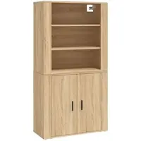 Helloshop26 - Buffet Sideboard Kommode Kleiderschrank Aufbewahrungsmöbel Organizer Küche Wohnzimmer Lounge hohes 02_0034213