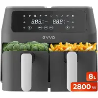 Evvo Tasty Heißluftfritteuse 2800w