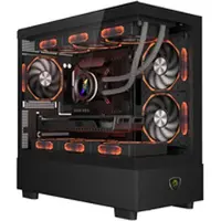 KEEP OUT XC-301 GLASS, PC, Schwarz, ITX, micro ATX, SPCC, Stahl, Gehärtetes Glas, Gaming, Bernstein, Blau, Grün, Rot