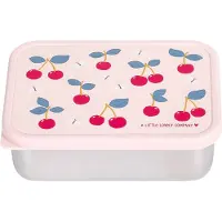 A Little Lovely Company Brotdose Stainless Steel, Cherries