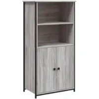 Helloshop26 Buffet Sideboard Kommode Kleiderschrank Aufbewahrungsmöbel Organizer Küche Wohnzimmer Lounge hohe Sonoma-Eiche 62 x 36