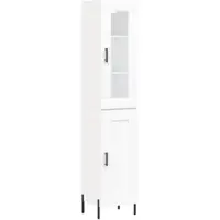 Helloshop26 - Buffet Sideboard Kommode Schrank Aufbewahrungsmöbel Organizer Küche Wohnzimmer Lounge hoch 34,5 x 34 x 180 cm 02_0032373