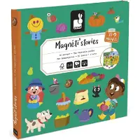 Janod Magnetspielzeug - Magneti Stories Gemüsegarten - Lernspiel