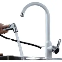OEM Küchenarmatur, flexibler Ausziehkopf, Einhebelsteuerung, 04027WH, G1/2