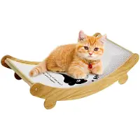 Markenlos Krallenbett für Katzen, interaktives Spielzeug, kratzfest, schützt Möbel, geeignet zum Schärfen von Krallen auf Sofa, Boden, im Haus