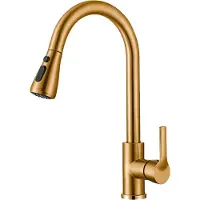 OEM Küchenarmatur, ausziehbare Sprühfunktion, zeitgemäßes Design, cf04043-GOLD