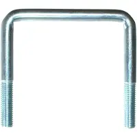 Markenlos 1x M10 U-Bügel 83mm lichte Weite Abstand Bügelschraube Gewindebügel Bügelschelle Zurrbügel Dachbox Neu Otto-Harvest (80x83mm)