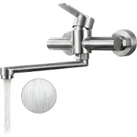 OEM Küchenarmatur, 360° drehbar, Einhebel, Edelstahl, modernes Design, maximale Durchflussrate 7,5 L/min