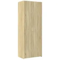 Helloshop26 - Buffet Sideboard Kommode Kleiderschrank Aufbewahrungsmöbel Organizer Küche Wohnzimmer Lounge hohe Sonoma-Eiche 70 x 02_0034203