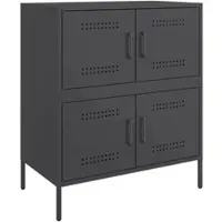 Helloshop26 - Buffet Sideboard Kommode Kleiderschrank Aufbewahrungsmöbel Organizer für Küche Wohnzimmer Lounge 68 x 39 x 79 cm 02_0036021