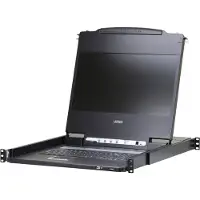 Aten CL6700MW SL Single Rail 17,3"-LCD Konsole (USB, HDMI / DVI / VGA) SL-Layout