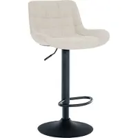 CLP Barhocker Tover Stoff creme