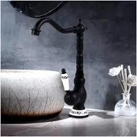 Markenlos Vintage Wasserhahn, Messing Einhebelmischer Hoher Auslauf Wasserhahn, Spültischarmatur für Badezimmer Küch