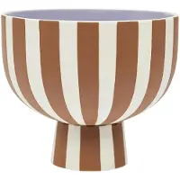 Oyoy Toppu Schale Large Caramel/Lavender - Living Design Living Design, Braun / Rost, für Küche, Stein