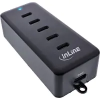 InLine USB-C Verlängerung, 5-port , 100W, Drinnen, USB, Schwarz