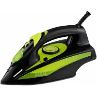 Heinner XI-6060-GR, Trocken- & Dampfbügeleisen, Keramik-Bügelsohle, 70 g/min, Schwarz, Grün, 16 g/min, 0,33 l