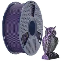 SUNLU PLA+ Silk Dual-Color Filament, 1,75mm, 1kg - Farbton: Black Purple