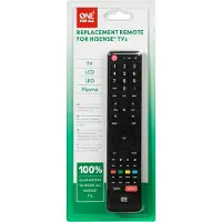 One For All TV Replacement Remotes URC 1916, TV, IR Wireless, Drucktasten, Schwarz