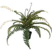 vidaXL Künstlicher Farnbaum Grün 58 x 13 x 60 cm Stoff und PE