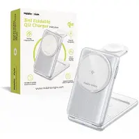 Mobile Origin 3in1 Foldable Qi2 Charger PW8 silve