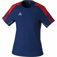 Erima Damen EVO STAR T-Shirt 1082415 34 - New Navy/Rot - 34