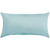 TRAUMSCHLAF Uni Mako-Satin Kissenbezüge 40x60 cm | perlblau - blau