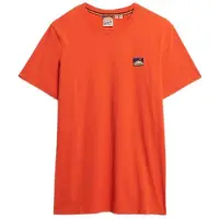Superdry für Herren. M1012239A Great Outdoors T-shirt Emb Entspannt rot (L), Lässig, Baumwolle, Kurzarm