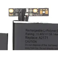AccuCell Akku passend für Apple MacBook Pro Retina 13" Touch Bar A2338, A2171 Li-Polymer 11.4V
