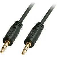 Lindy 35642, 3.5mm, Männlich, 3.5mm, Männlich, 2 m, Schwarz