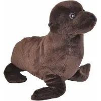 Wild republic Seelowe Stofftier - 35 cm - Plusch braun