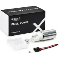 RIDEX 458F0009 Benzin Elektrisch Kraftstoffpumpe für OPEL Corsa C Schrägheck (X01) im Kraftstofftank 90l/h 100l/h 12V