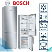 Bosch Serie 6 KGE398IBP, 343 l, SN-T, 14 kg/24h, B, Fresh Zone Fach, Edelstahl