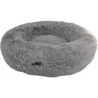 Nobby Komfortbett Donut Nuru grau, Maße: Ø 80 x 22 cm