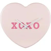 Karlsson - Wanduhr Heart Candy - Rosa - 30x6.2x27cm