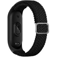 Beline pasek Mi Band 3/4 Textile czarny/black