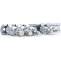 YATO YT-04360, 5 Stück(e), 12-Kerben-Flansch, 9.5 mm, M10, M12, M5, M6, M8, Stahl, 25,4 / 4 mm (1 / 4")
