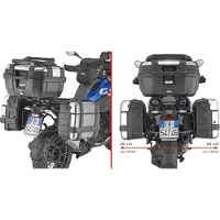 Givi Seitenträger Pl One-Fit Monokey Kawasaki KLE500/KLE500 SE 26- Stahlrohr