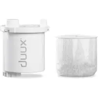 Duux Beam (2) Filterkartusche + 2x Filterkapsel | Antibakteriell | Anti-Kalk | Purolite Ionenaustauschharze