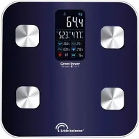 Little Balance Vernetzte körperanalysewaage 180 kg/100 g blau 8661